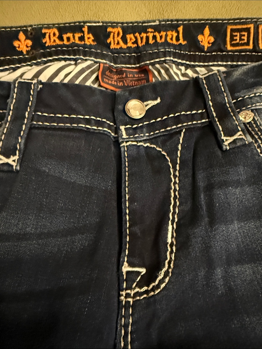 Rock Revival Women's Dark Indigo Boot Cut Jeans “Monje” - Picture 5 of 9